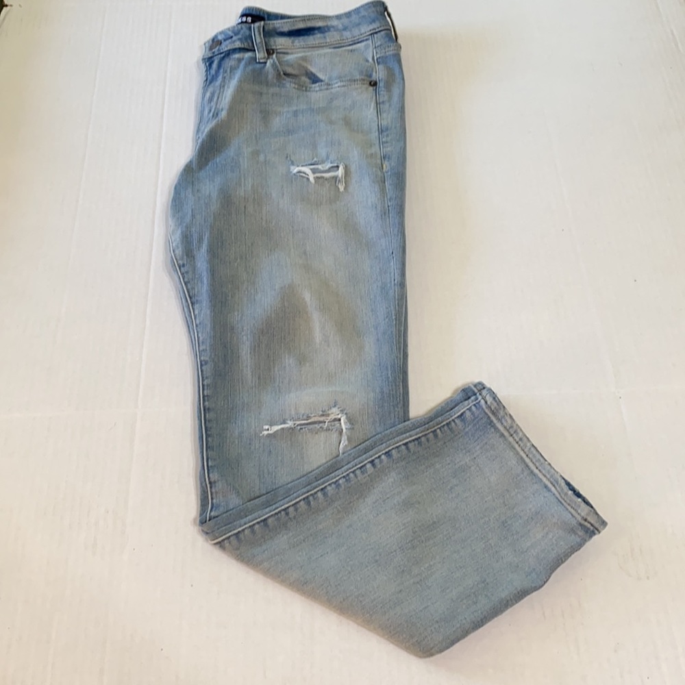 Express - Men’s Slim Light Wash Hyper Stretch Jeans - 32x30 - Picture 2 of 6